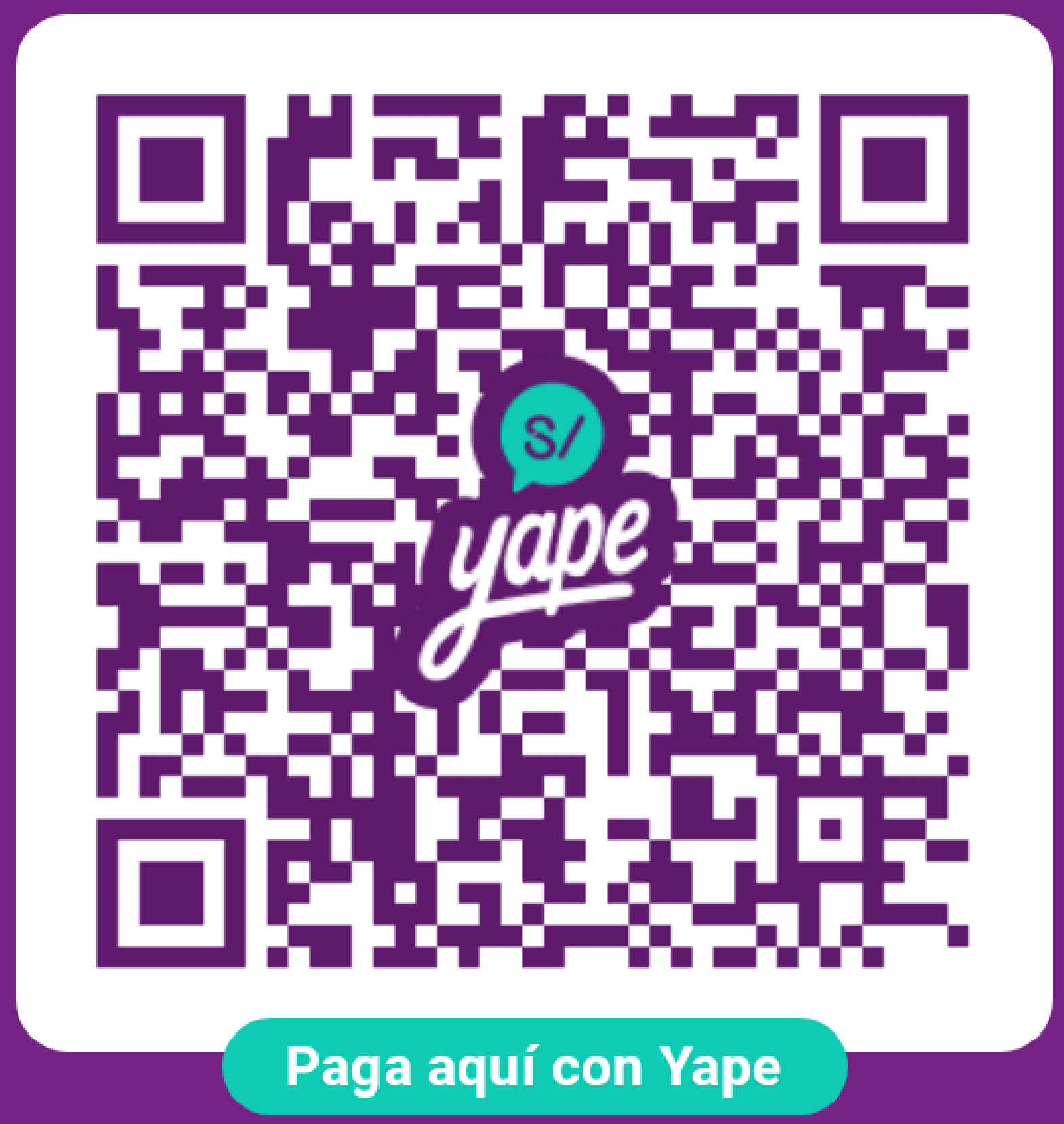 QR Yape para donar a Erick Victor Araujo Rivasplata